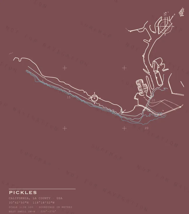 Pickles chart, the full artwork printed on the back
