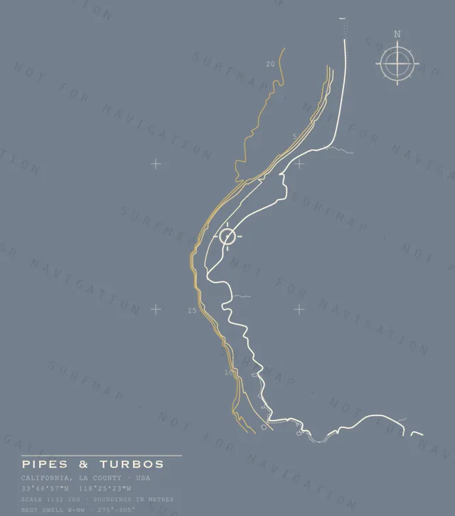 Pipes & Turbos chart, the full artwork printed on the back
