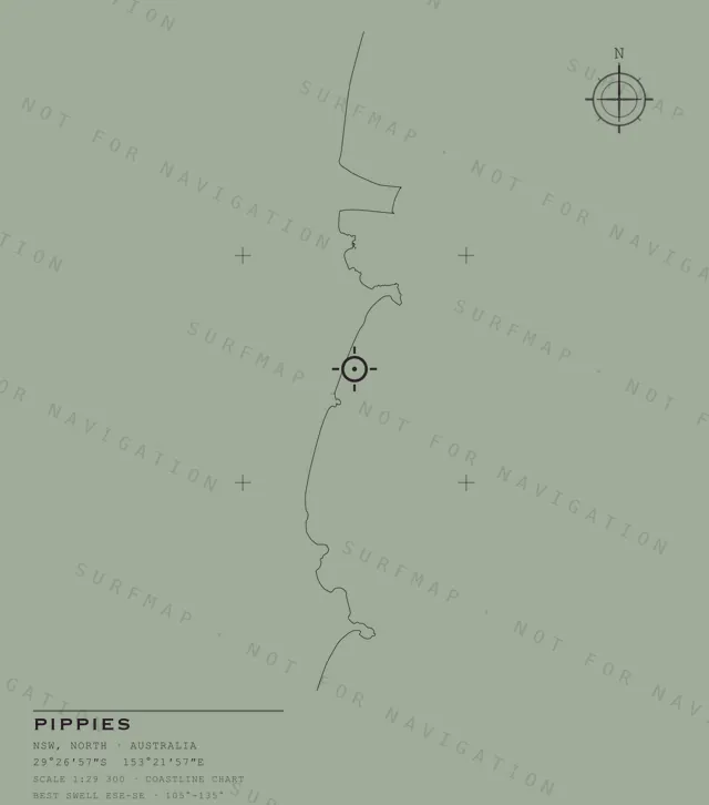 Pippies chart, the full artwork printed on the back
