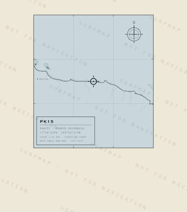PK15 chart, the full artwork printed on the back