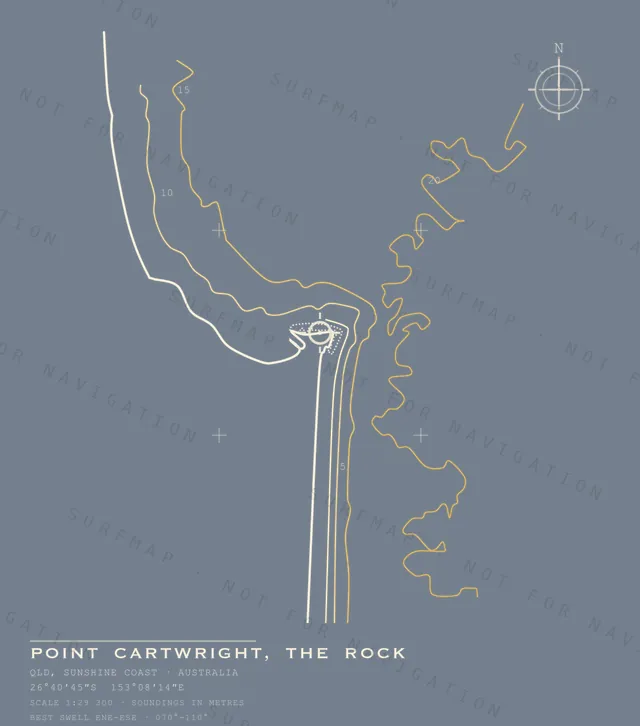 Point Cartwright, the Rock chart, the full artwork printed on the back