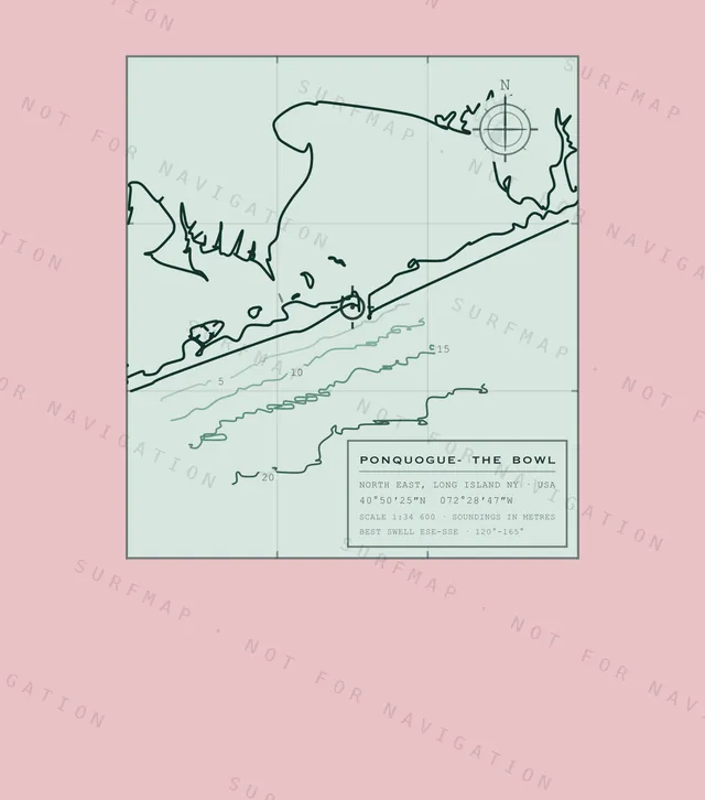 Ponquogue- the Bowl chart, the full artwork printed on the back