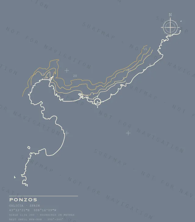 Ponzos chart, the full artwork printed on the back