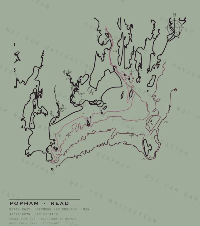 Popham - Read chart, the full artwork printed on the back