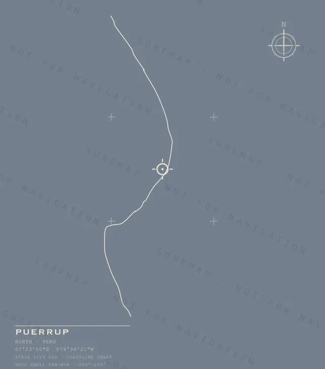 Puerrup chart, the full artwork printed on the back