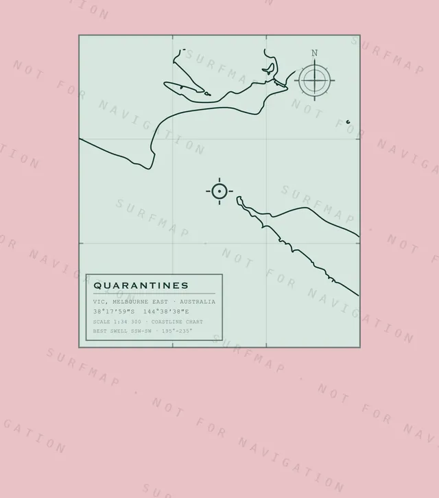 Quarantines chart, the full artwork printed on the back