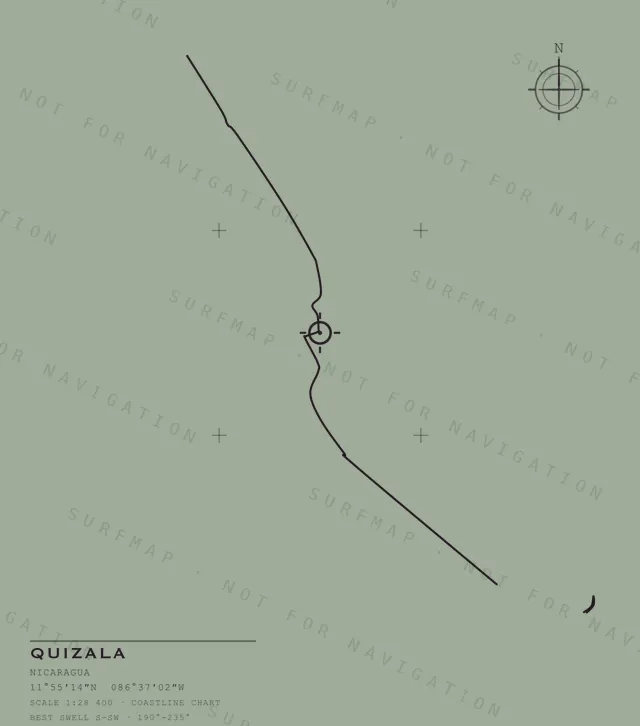 Quizala chart, the full artwork printed on the back