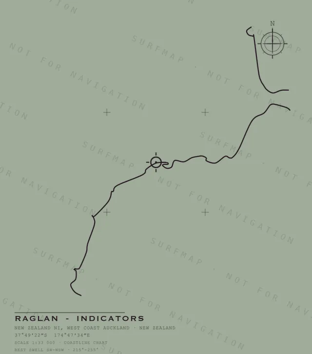 Raglan - Indicators chart, the full artwork printed on the back