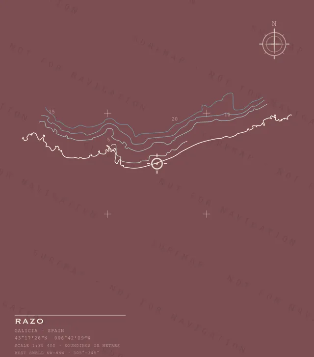 Razo chart, the full artwork printed on the back