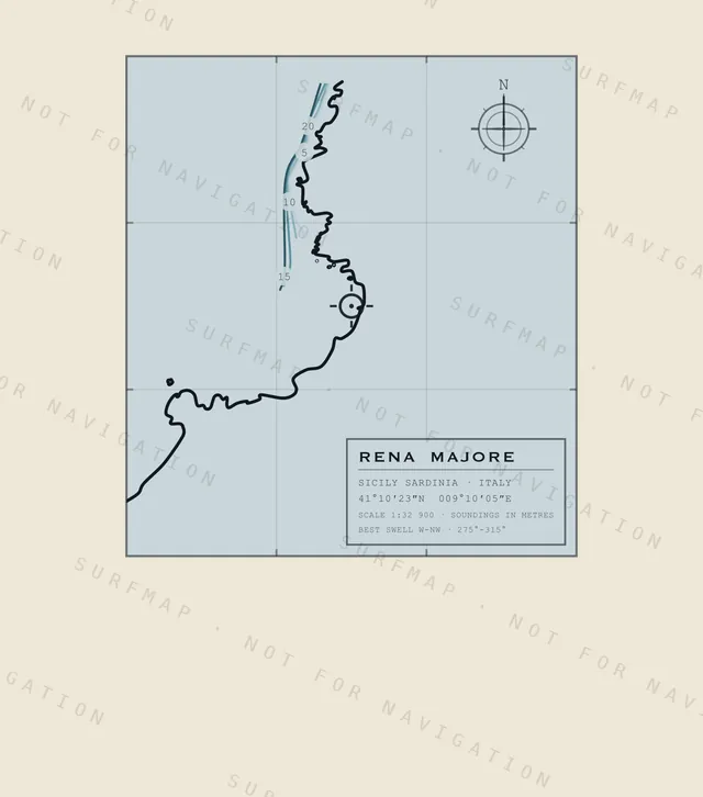 Rena Majore chart, the full artwork printed on the back