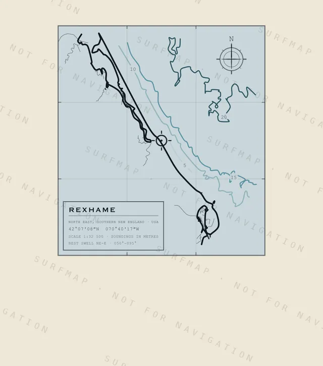Rexhame chart, the full artwork printed on the back