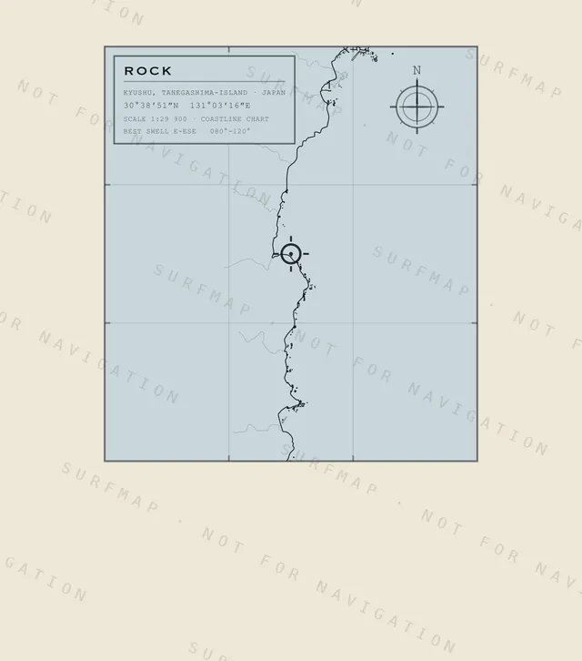 Rock chart, the full artwork printed on the back