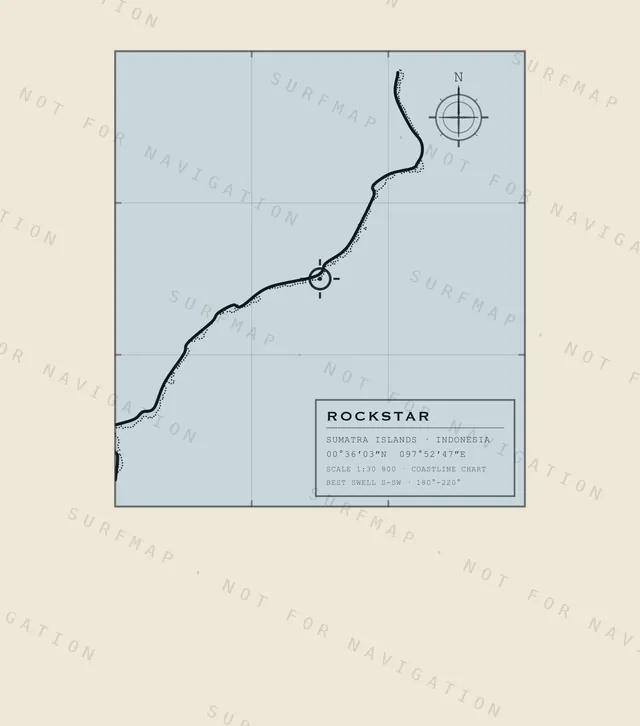 Rockstar chart, the full artwork printed on the back