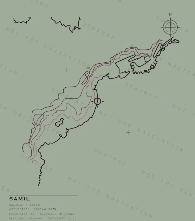 Samil chart, the full artwork printed on the back