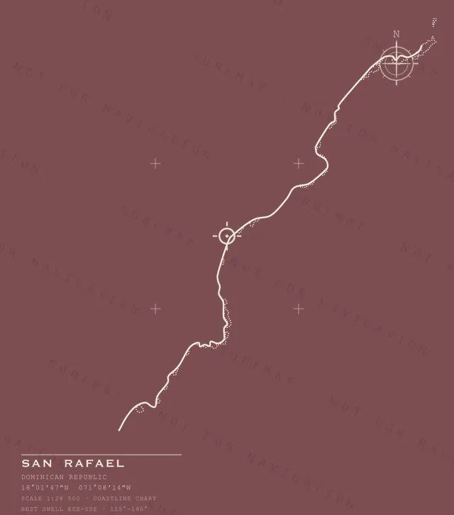 San Rafael chart, the full artwork printed on the back