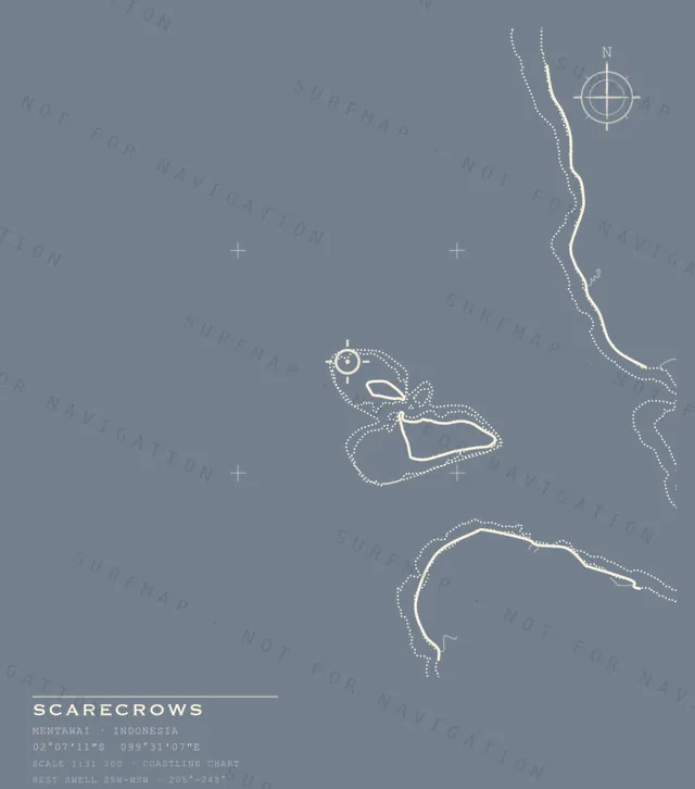Scarecrows chart, the full artwork printed on the back