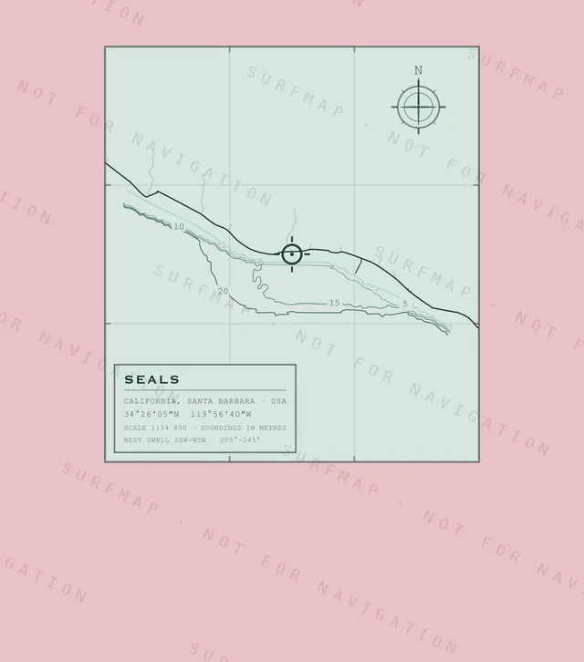 Seals chart, the full artwork printed on the back