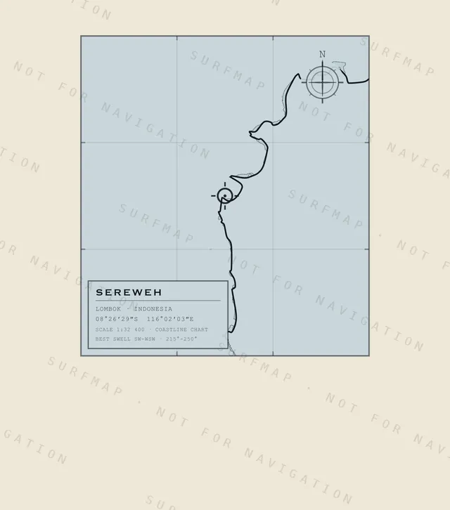 Sereweh chart, the full artwork printed on the back