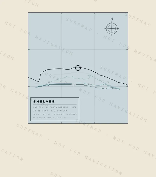 Shelves chart, the full artwork printed on the back