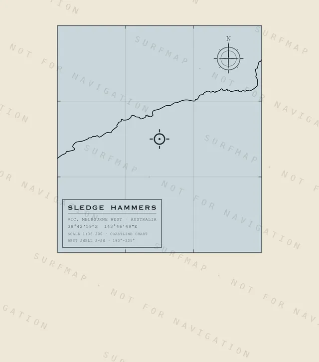 Sledge Hammers chart, the full artwork printed on the back
