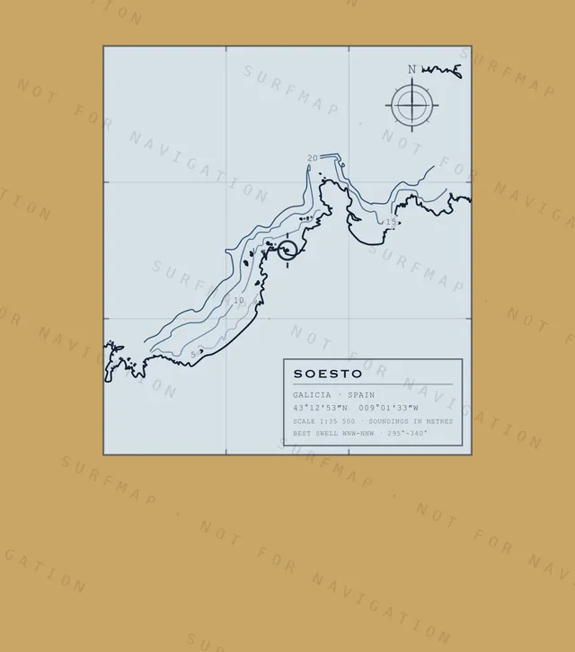 Soesto chart, the full artwork printed on the back