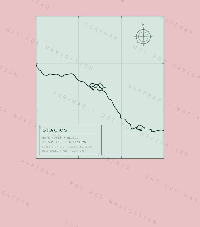 Stack's chart, the full artwork printed on the back