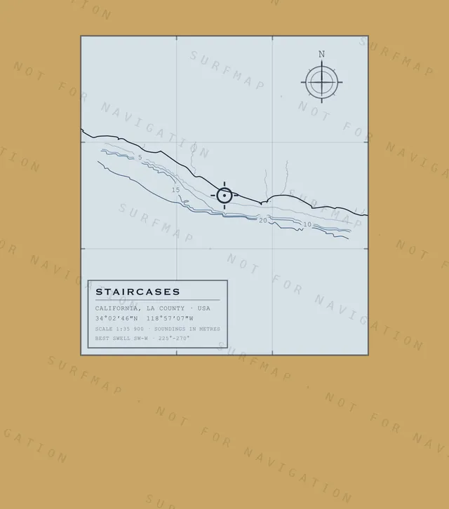 Staircases chart, the full artwork printed on the back