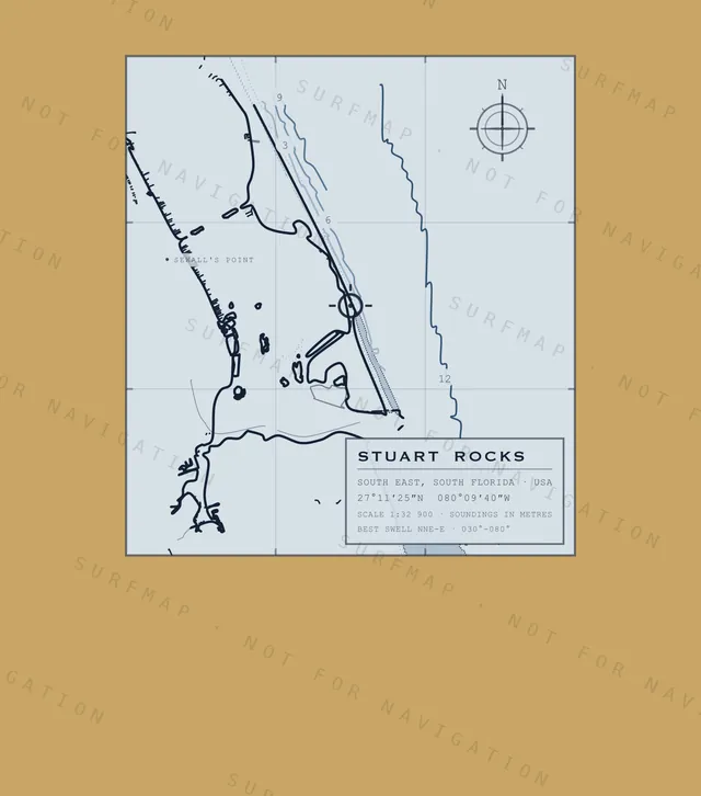 Stuart Rocks chart, the full artwork printed on the back
