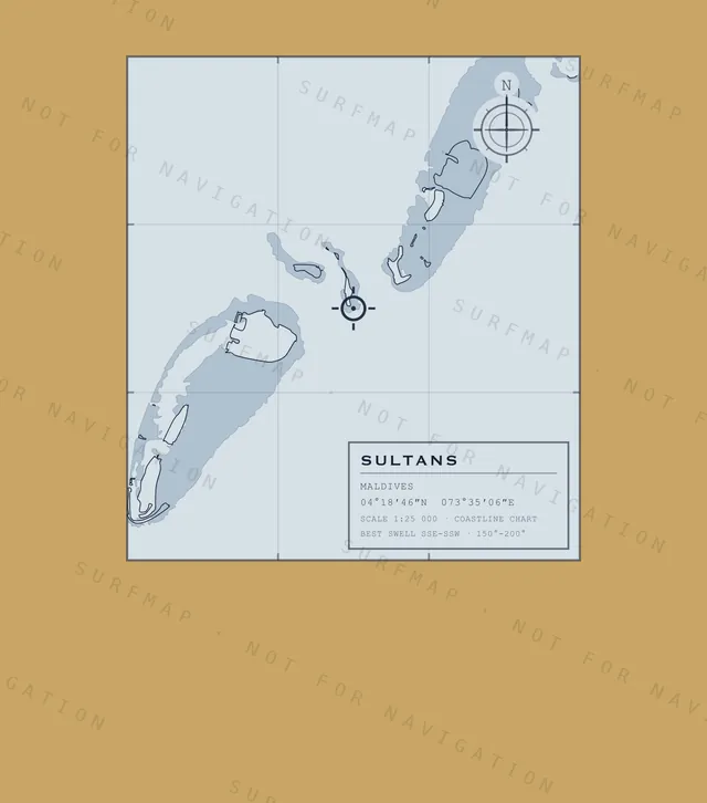 Sultans chart, the full artwork printed on the back