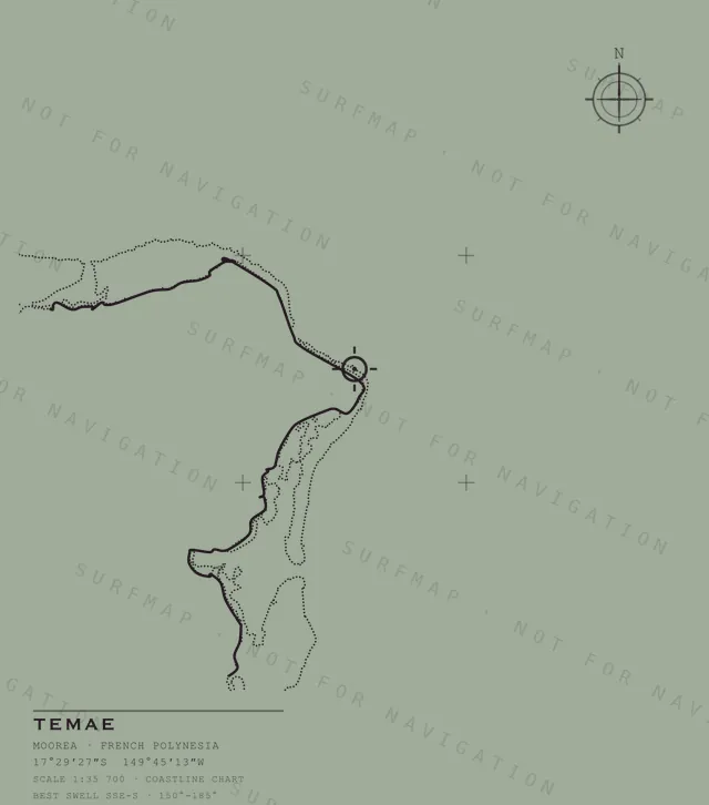 Temae chart, the full artwork printed on the back