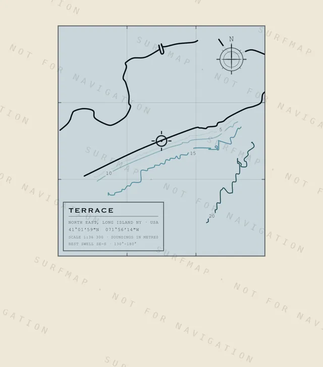 Terrace chart, the full artwork printed on the back