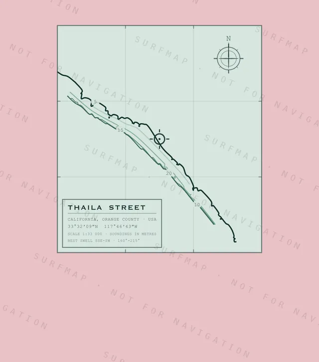 Thaila Street chart, the full artwork printed on the back