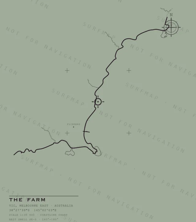The Farm chart, the full artwork printed on the back