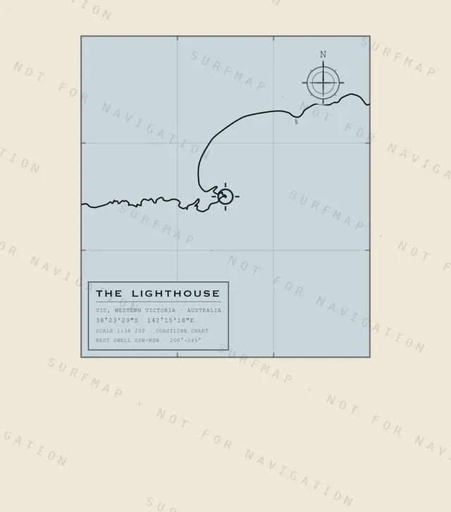 The Lighthouse chart, the full artwork printed on the back