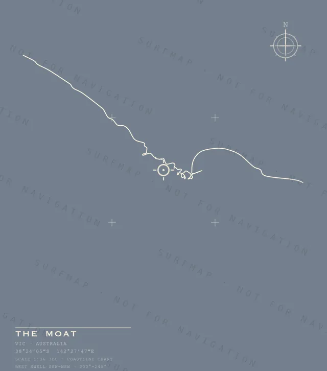 The Moat chart, the full artwork printed on the back