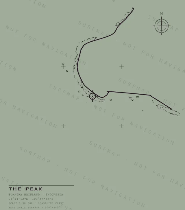 The Peak chart, the full artwork printed on the back