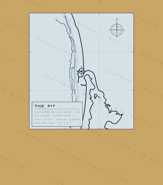 The Pit chart, the full artwork printed on the back