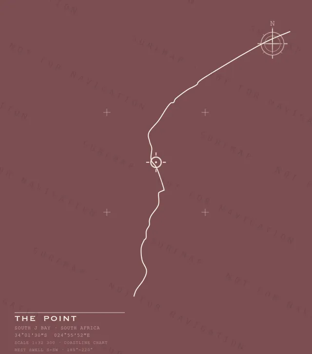 The Point chart, the full artwork printed on the back