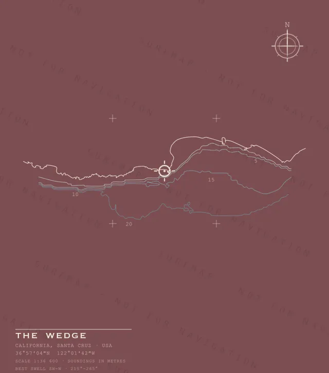 The Wedge chart, the full artwork printed on the back
