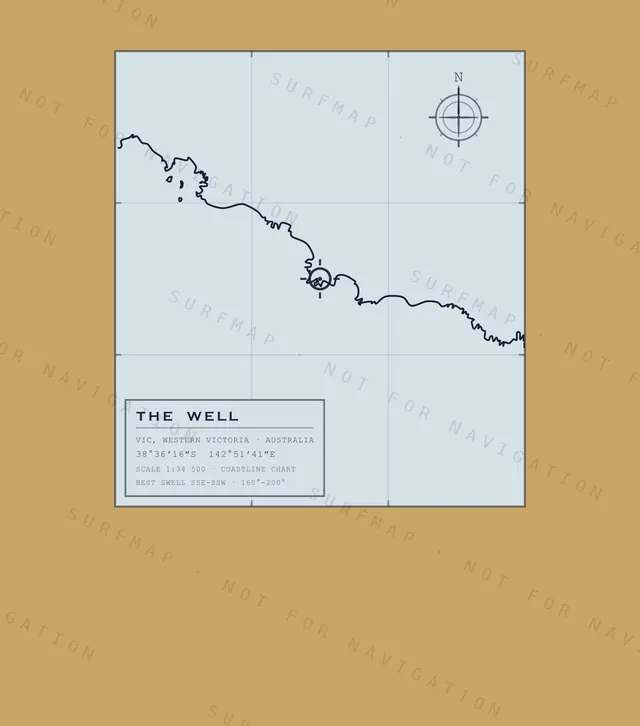 The Well chart, the full artwork printed on the back