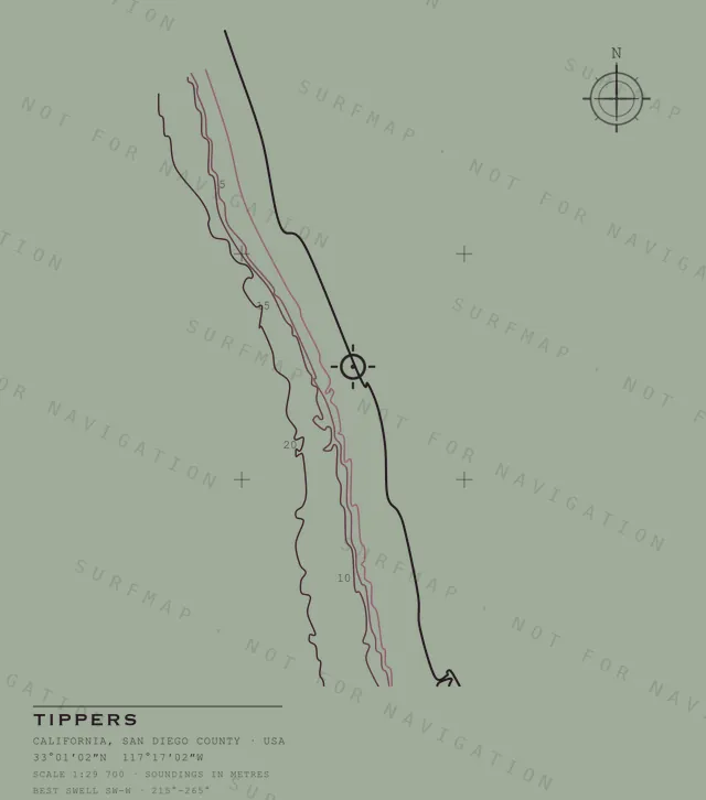 Tippers chart, the full artwork printed on the back