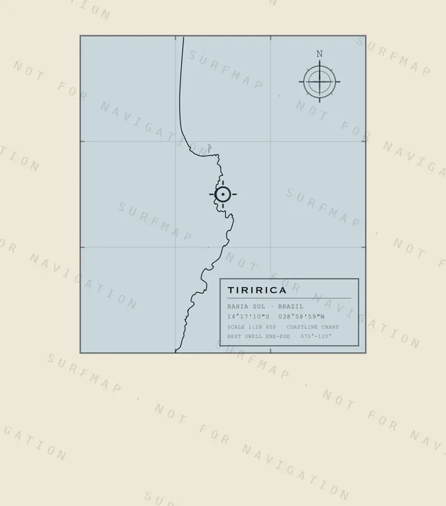 Tiririca chart, the full artwork printed on the back