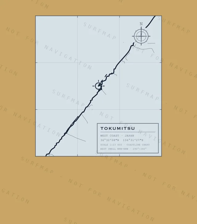Tokumitsu chart, the full artwork printed on the back