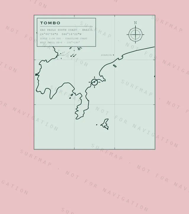 Tombo chart, the full artwork printed on the back
