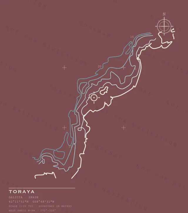 Toraya chart, the full artwork printed on the back