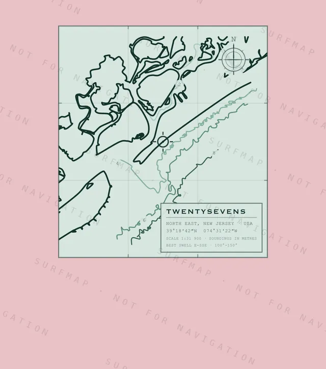 TwentySevens chart, the full artwork printed on the back