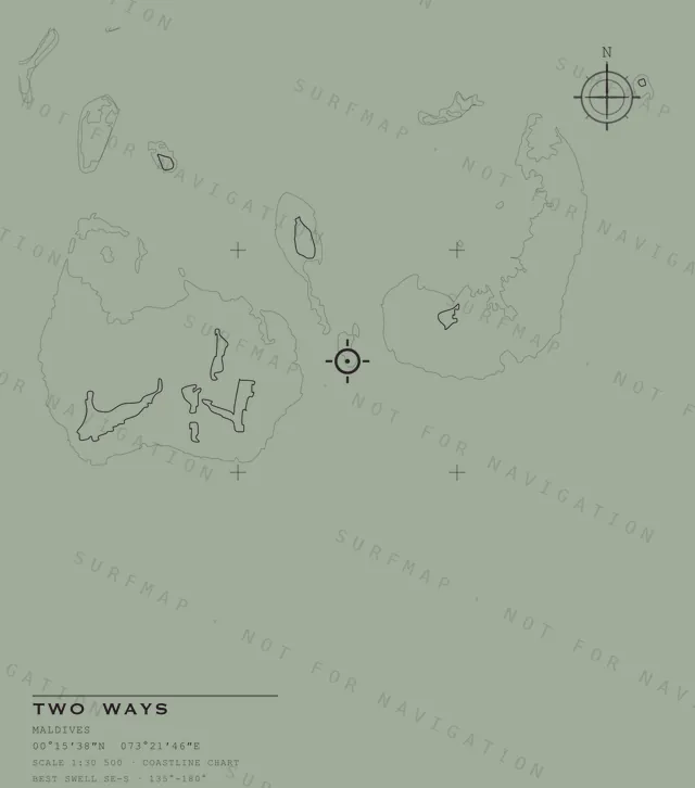 Two Ways chart, the full artwork printed on the back