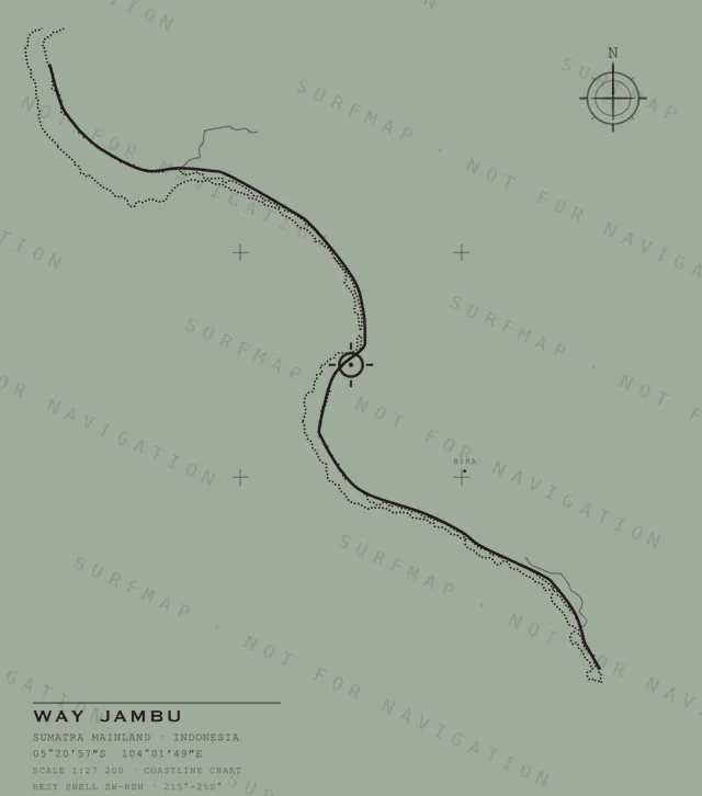 Way Jambu chart, the full artwork printed on the back