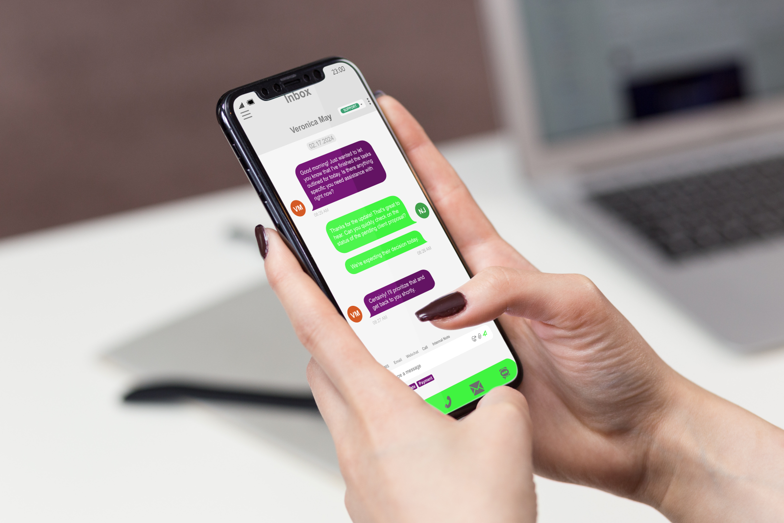 Streamlined customer communication