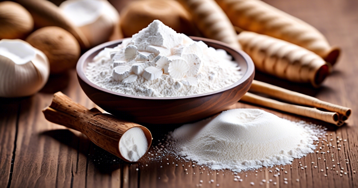 arrowroot vs cornstarch - image of ground cornstarch in a bowl